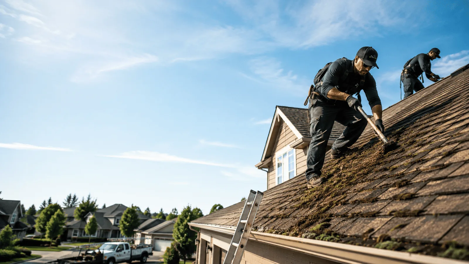 Roof Moss Removal in Granville, IL near me